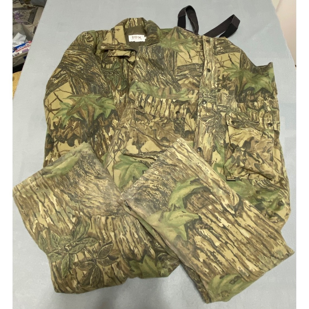 10x Gore-Tex Realtree Camo Hunting‎ Suit Jacket Bibs Thinsulate L USA Made